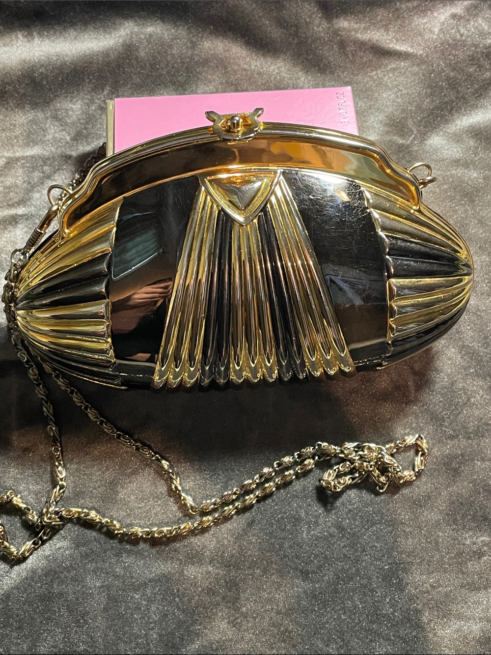 Vintage Metal Art Deco Purse